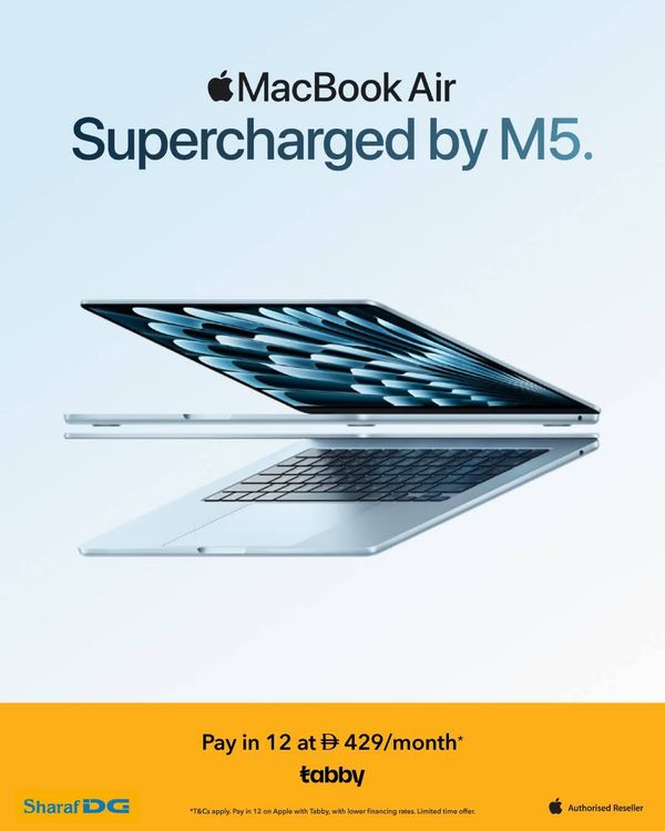 MacBook Air Deals from Sharaf DG until 10th March