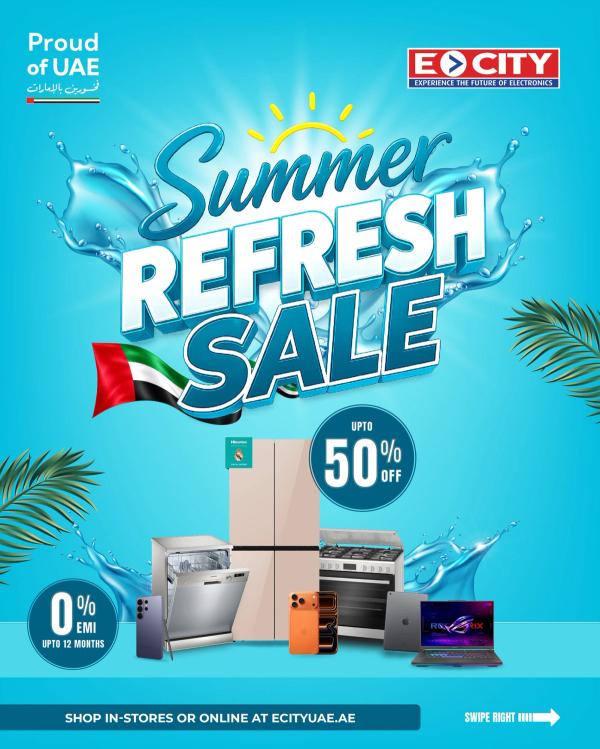 Summer Refresh Sale from ECity until 31st May