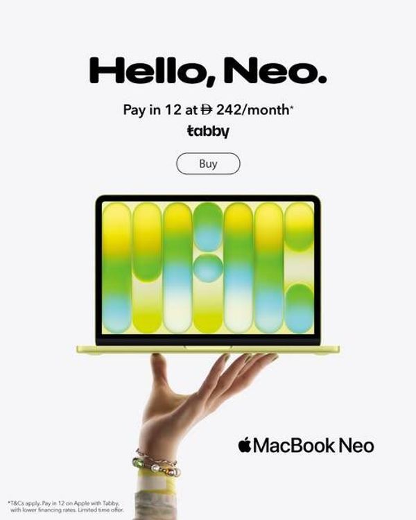 Sale On MacBook Neo from Sharaf DG until 12th June
