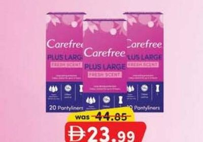 CAREFREE PANTY LINER 20'S X 3 PACK