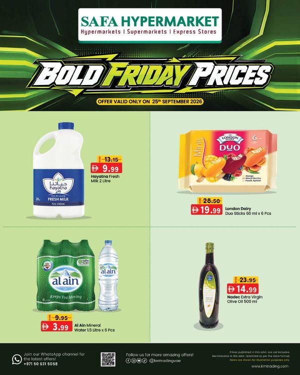 Bold Friday Prices