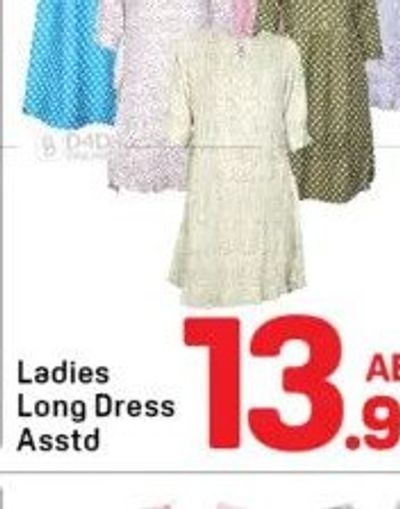 Ladies Long Dress Asstd