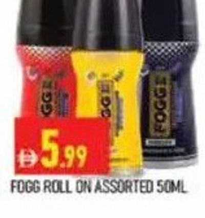 Fogg Roll On Assorted 50ml