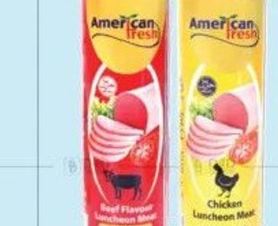 American Fresh Luncheon Meat Chicken/Beef 1x850gm