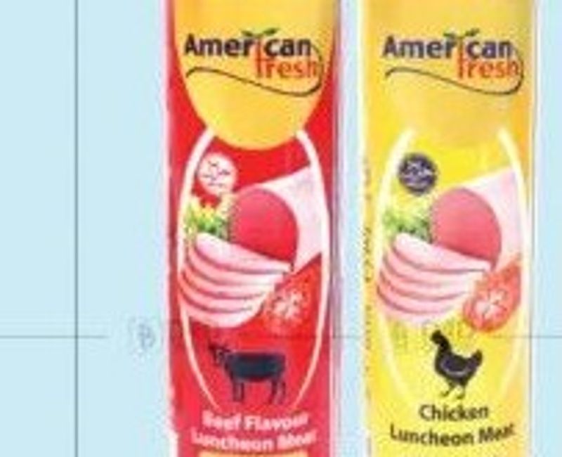American Fresh Luncheon Meat Chicken/Beef 1x850gm
