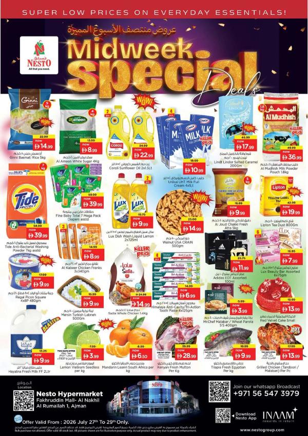 Midweek Deals