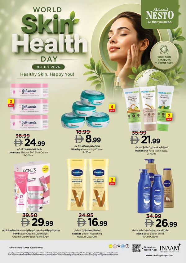 World Skin Health Day from Nesto until 8th July