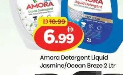 Amora Detergent Liquid Jasmine/Ocean Breze 2 Ltr