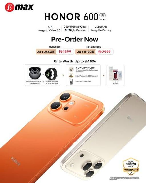 Sale On HONOR 600 Series from Emax until 30th April