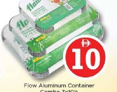 Flow Aluminum Container Combo 3x10's