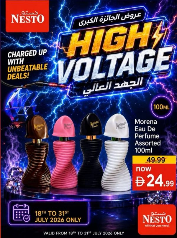 High Voltage Deals from Nesto until 31st July
