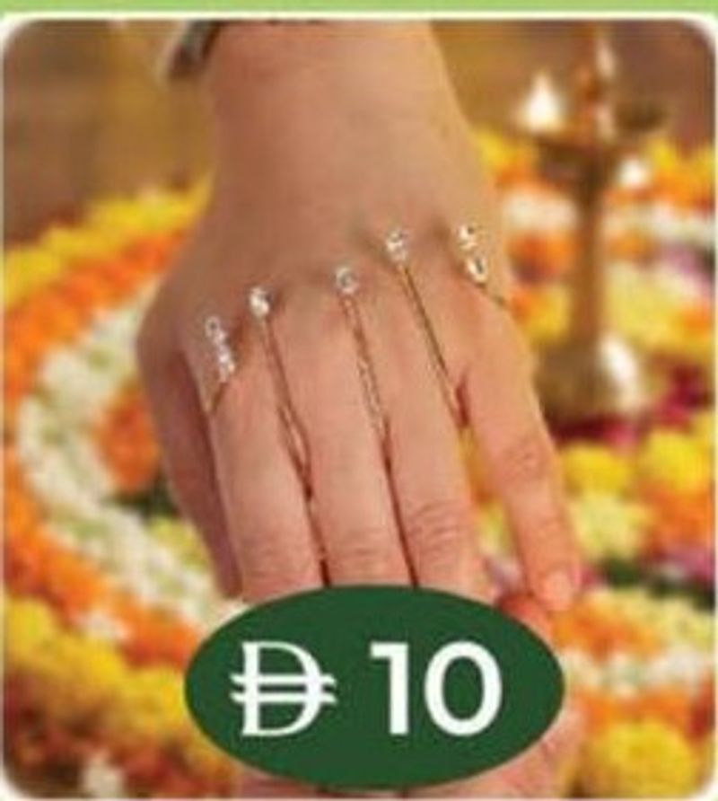 Ladies Palm Cuff Bracelet