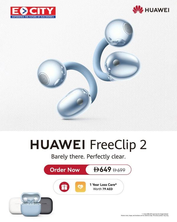 Huawei FreeClip 2 Sale from ECity until 16th March