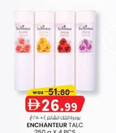ENCHANTEUR TALC 250 g X 4 PCS