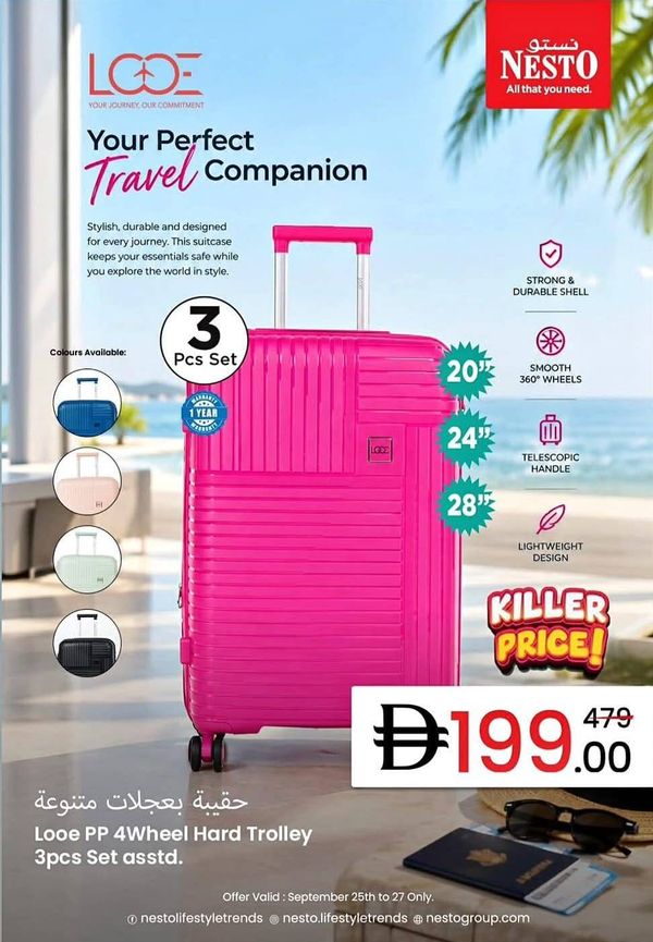 Your Perfect Travel Companion from Nesto until 27th September