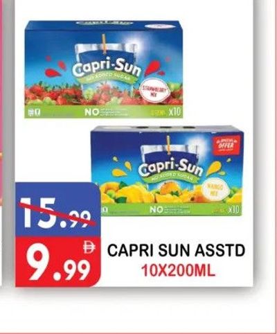 CAPRI-SUN ASSTD 10X200ML