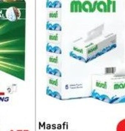Masafi Facial Tissue 5x130sheets 2ply