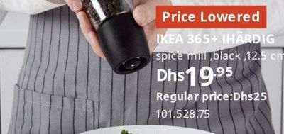 IKEA 365+ IHÄRDIG spice mill, black, 12.5 cm