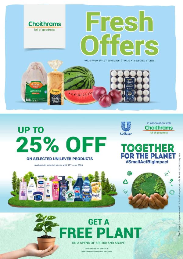 Fresh Offers from Choithrams until 7th June