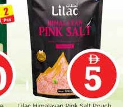 Lilac Himalayan Pink Salt Pouch 800gm