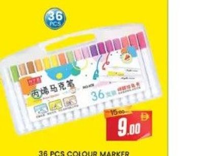 36 PCS COLOUR MARKER