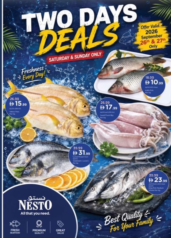 Fresh Deals from Nesto until 27th September