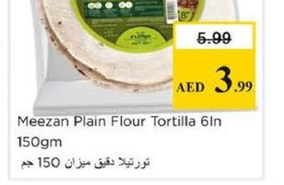 Meezan Plain Flour Tortilla 6in 150gm