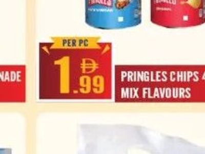 PRINGLES CHIPS 40G MIX FLAVOURS