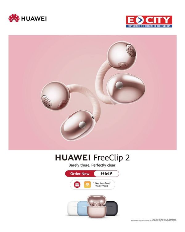 Sale On HUAWEI FreeClip 2 from ECity until 15th July