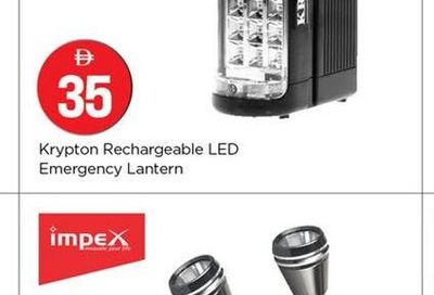 Krypton Rechargeable LED Emergency Lantern