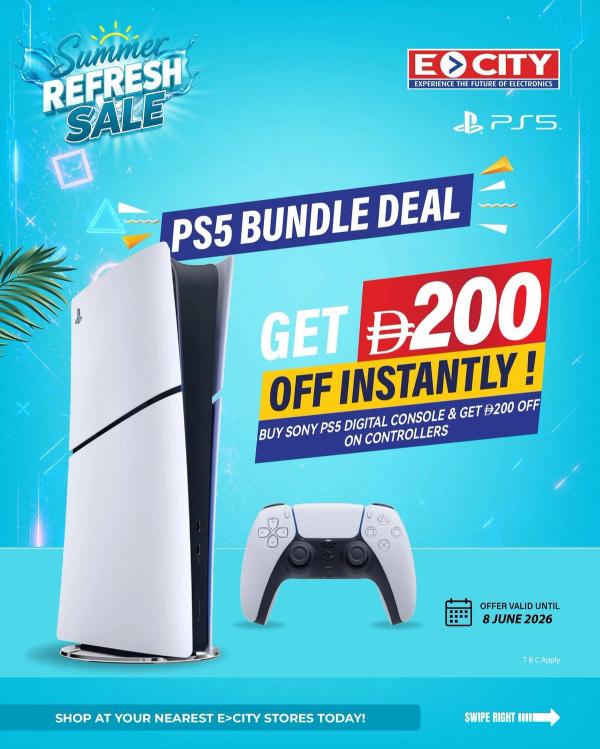 PS5 Bundle Deal from ECity until 8th June