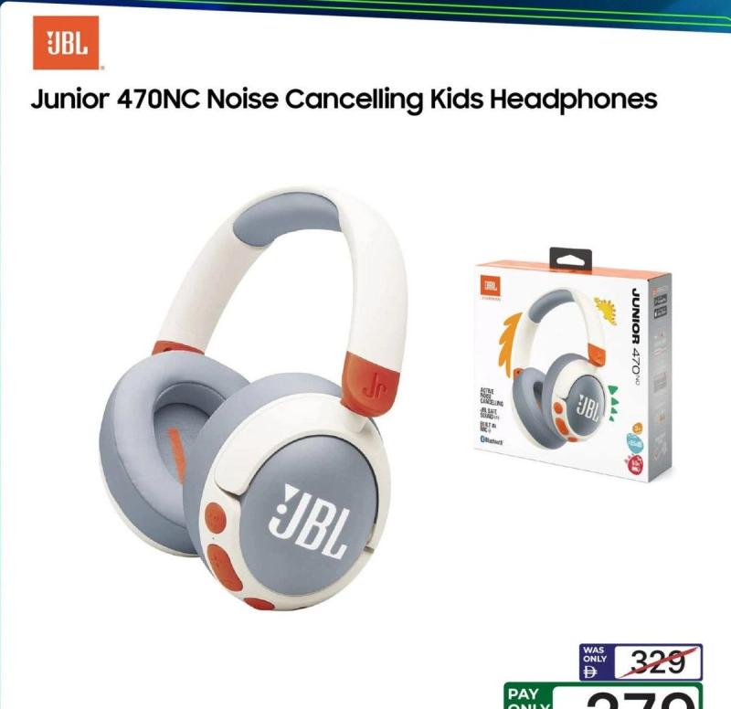 JBL Junior 470NC Noise Cancelling Kids Headphones