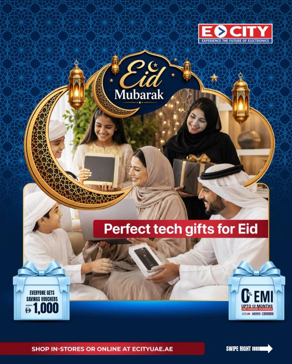 Perfect Tech Gifts For Eid from ECity until 4th June