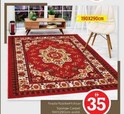 Sponge Carpet 190X290cm asstd.