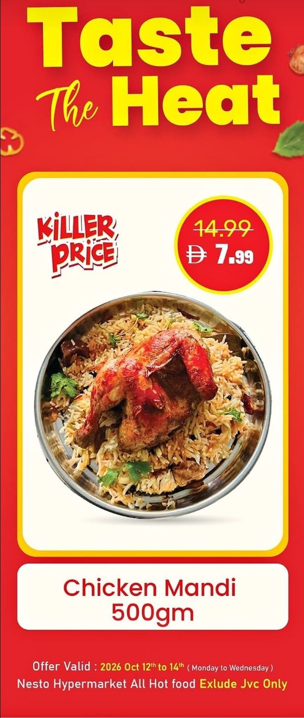 Taste The Heat from Nesto until 14th October