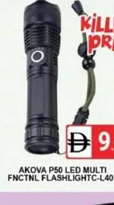 AKOVA P50 LED MULTI FNCTNL FLASHLIGHT C-L401