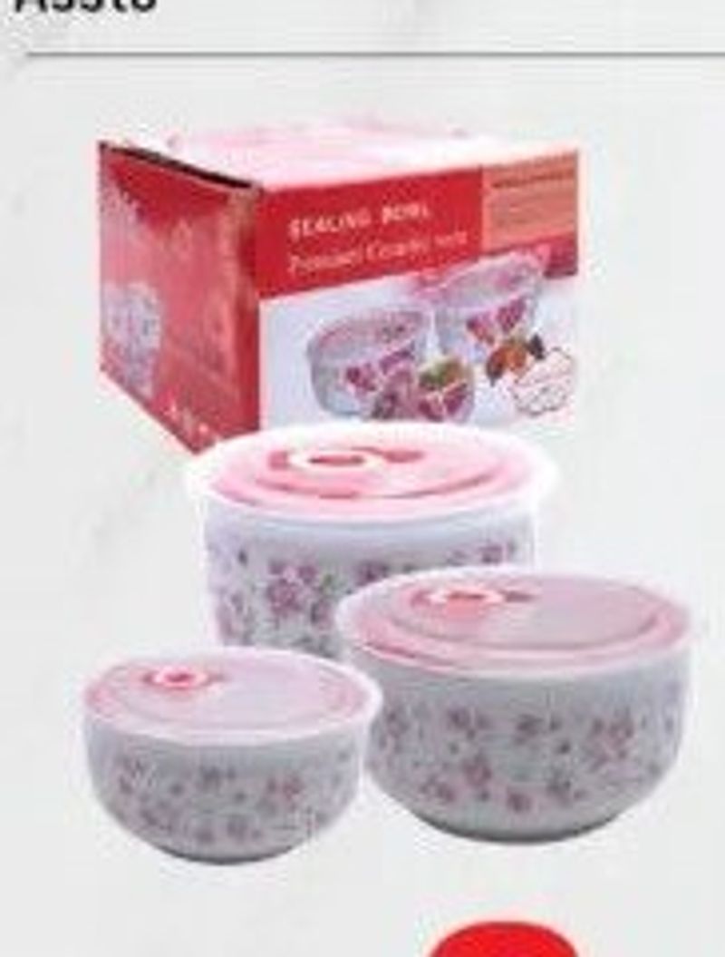 Ceramic Bowl 3pcs Set Asstd