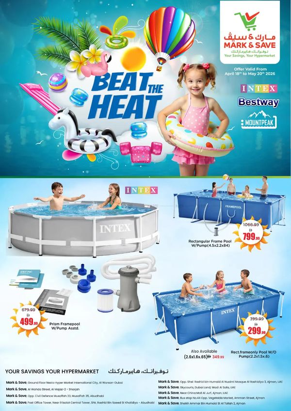 Beat The Heat from Mark & Save until 20th May