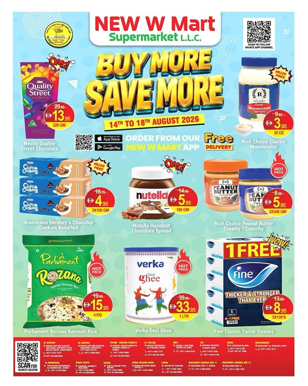 Buy More & Save More from New W Mart until 18th August