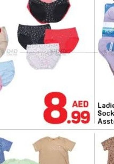 Ladies Socks Asstd / 6 Pairs