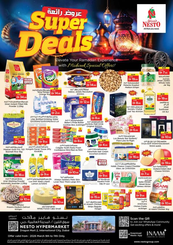Midweek Deals - Dragon Mart 2, Dubai from Nesto until 11th March