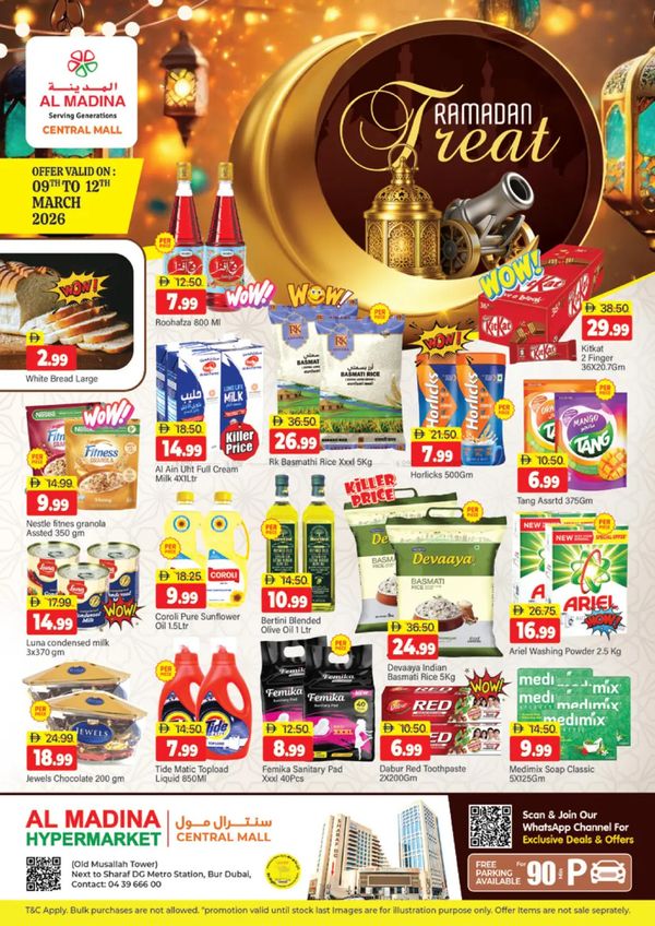 Ramadan Super Saver - Central Mall, Dubai from Al Madina Hypermarket until 12th March