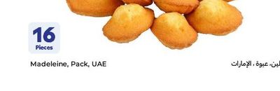 Madeleine, Pack (16 Pieces)
