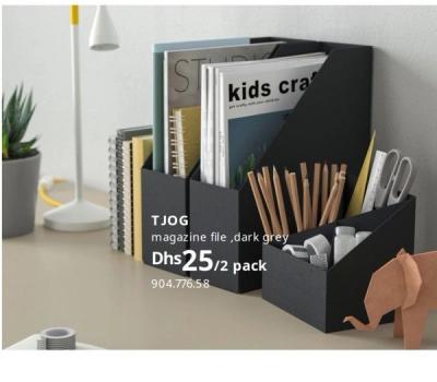 TJOG magazine file, dark grey, 2 pack