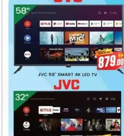 JVC 58" Smart 4K LED TV