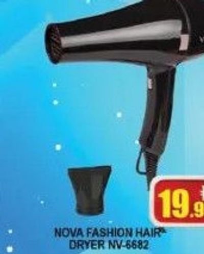 NOVA FASHION HAIR DRYER NV-6682