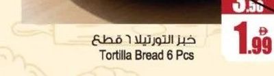 Tortilla Bread 6 Pcs
