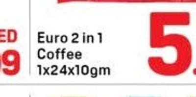 Euro 2 in 1 Coffee 1x24x10gm