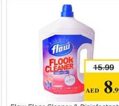 Flow Floor Cleaner & Disinfectant 3Ltr asstd