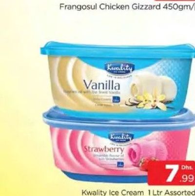 Kwality Ice Cream 1 Ltr Assorted